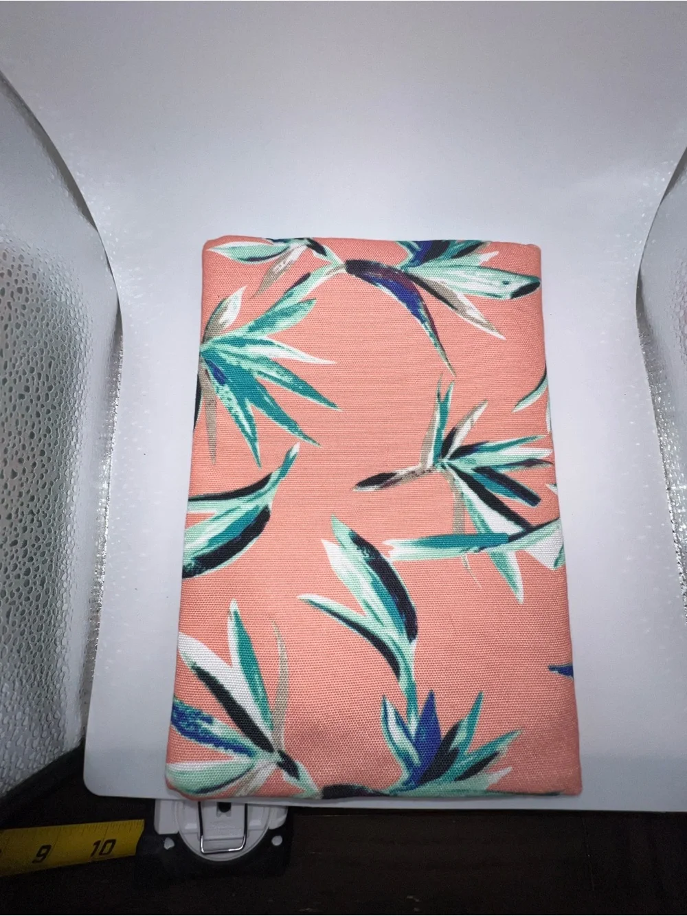 Rachel Pally Coral Floral and Mint Fold-Over Clutch
